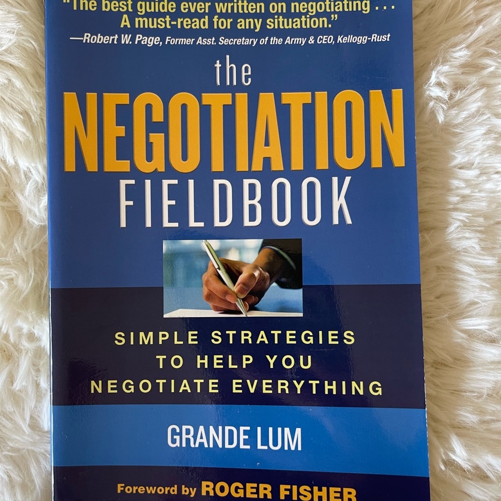 The Negotiation Field book by Grande Lum